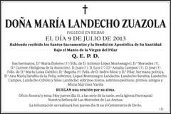 María Landecho Zuazola